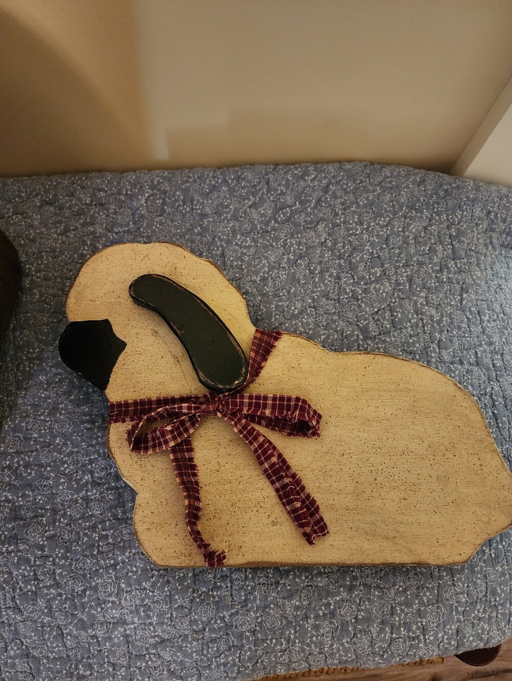 Wood Sheep Decor